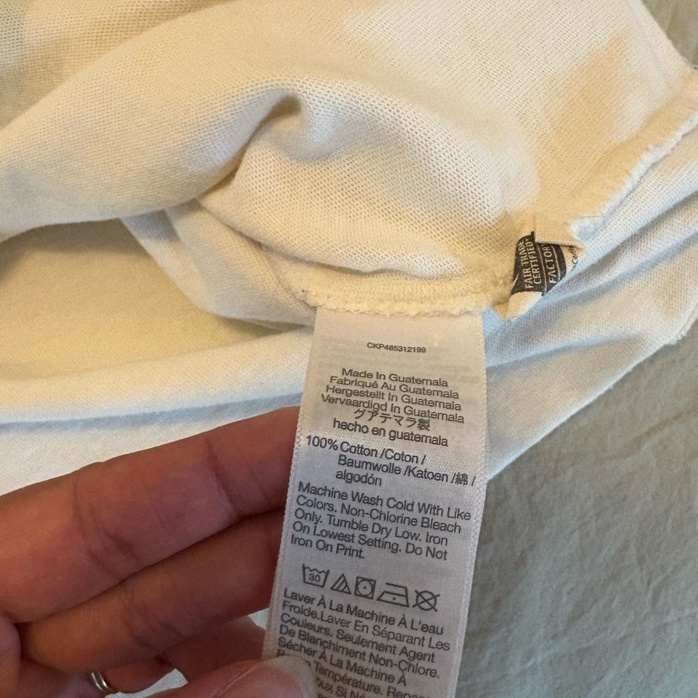 Madewell White Graphic Muscle Tee - Picture 5 of 6